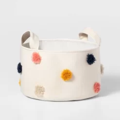 Pom-Pom Kids' Storage Basket Cream - Pillowfort™ -Mini Haven Shop GUEST 03ec0dc9 101c 49df bc7d 14c7713a0e14