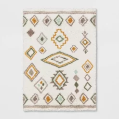 Yuma Area Kids' Rug Gold/Mint - Pillowfort™ -Mini Haven Shop GUEST 0662dae5 196e 4ba2 b079 21793a3d4598