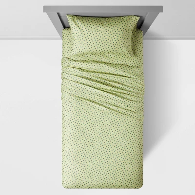 Dotted Microfiber Kids' Sheet Set - Pillowfort™ 3 Dotted Microfiber Kids' Sheet Set - Pillowfort™ - Image 3