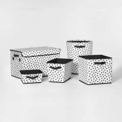 Canvas Dot Kids' Bin - Pillowfort™ -Mini Haven Shop GUEST 0e8c088f e455 491d b6db 1cba020103db