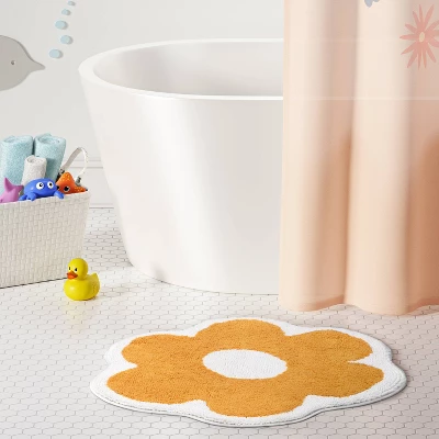 Flower Kids' Bath Rug - Pillowfort™ 1 Flower Kids' Bath Rug - Pillowfort™