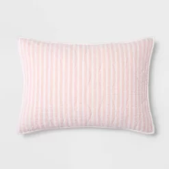 Chambray Striped Kids' Sham - Pillowfort™ -Mini Haven Shop GUEST 26204b23 d92f 4768 87ef e5228358f247