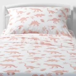 Dinosaur Cotton Kids' Sheet Set Pink - Pillowfort™ 6 Dinosaur Cotton Kids' Sheet Set Pink - Pillowfort™ -Mini Haven Shop GUEST 26325714 ebe9 4a34 8038 993766ca1cce