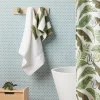 Striped Kids’ Towel Green With SILVADUR™ Antimicrobial Technology Green - Pillowfort™