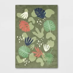 Dinosaur Shapes Kids' Rug Green - Pillowfort™ -Mini Haven Shop GUEST 36dc32e8 a2e7 4b94 9907 c2937ad75559