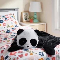 Panda Kids' Hooded Blanket - Pillowfort™