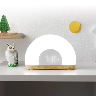 Wake Up Light Rise With Wood Kids' Nightlight - Pillowfort™ 2 Wake Up Light Rise With Wood Kids' Nightlight - Pillowfort™ - Image 2