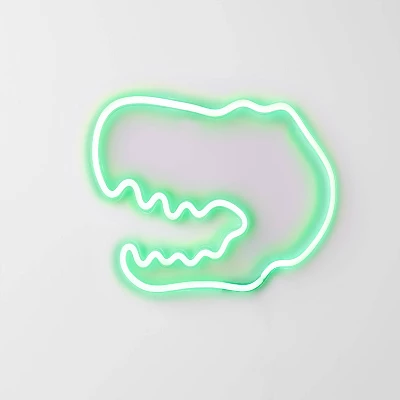 Neon Dinosaur GreenKids' Wall Decor - Pillowfort™ 3 Neon Dinosaur GreenKids' Wall Decor - Pillowfort™ - Image 3