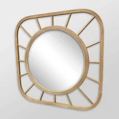 Bamboo Square Kids' Mirror - Pillowfort™