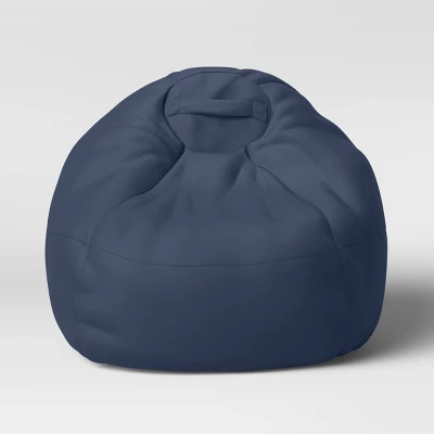 Canvas Kids' Bean Bag Navy - Pillowfort™ 2 Canvas Kids' Bean Bag Navy - Pillowfort™ - Image 2