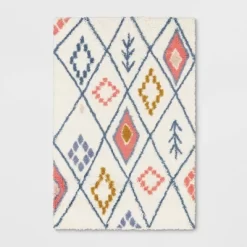 Mesa Area Kids' Rug Pink/Blue - Pillowfort™ -Mini Haven Shop GUEST 77c9d21e 0b5c 492a 9cc1 25b15f9df097