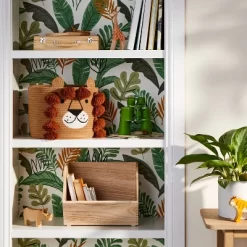 Botanical Peel & Stick Kids' Wallpaper Green - Pillowfort™