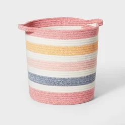 Striped Coiled Rope Kids' Storage Bin - Pillowfort™ -Mini Haven Shop GUEST 80881529 d51b 4276 9202 2ce79d31daa0