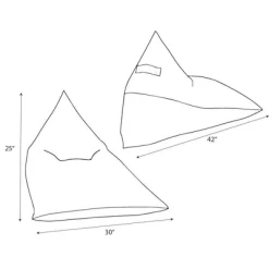 Triangle Lounge Kids’ Chair - Pillowfort™ -Mini Haven Shop GUEST 8a0c4c85 7960 4d15 b36c b9e388edfa05