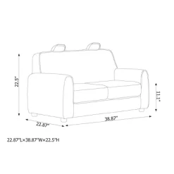 Upholstered Kids' Sofa Gray - Pillowfort™ -Mini Haven Shop GUEST 8bd0e36e 147c 4c1d bcfb 73703a97ebdd