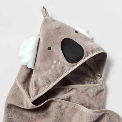 25"x50" Koala Kids' Hooded Towel - Pillowfort™ 2 25"x50" Koala Kids' Hooded Towel - Pillowfort™ - Image 2