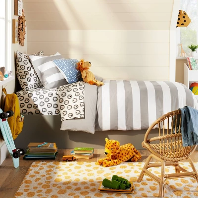 Rugby Striped Kids' Duvet Cover - Pillowfort™ 1 Rugby Striped Kids' Duvet Cover - Pillowfort™