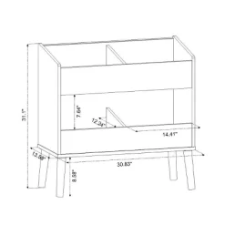 Modern Two Shelf Toy Kids' Bin White - Pillowfort™ -Mini Haven Shop GUEST a513d7df 5c70 4fb6 90e1 444d6b09cebc