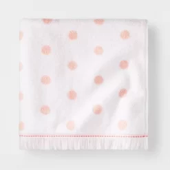 Dot Kids’ Towel Pink With SILVADUR™ Antimicrobial Technology - Pillowfort™ -Mini Haven Shop GUEST af2bf523 da0d 4af1 98ec f853306278d7