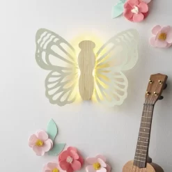Butterfly Wood Lit Kids' Wall Decor Cream - Pillowfort™ 9 Butterfly Wood Lit Kids' Wall Decor Cream - Pillowfort™ -Mini Haven Shop GUEST b3cbb6e1 bc0c 4879 995b 9742aeb143db