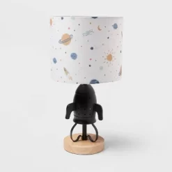 Spaceship Figural Kids' Table Lamp Black - Pillowfort™ 9 Spaceship Figural Kids' Table Lamp Black - Pillowfort™ -Mini Haven Shop GUEST b953c39f 7371 46a8 af8c cd9aba209288