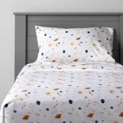 Space Microfiber Kids' Sheet Set - Pillowfort™ -Mini Haven Shop GUEST bb11fef5 ff6d 4f56 8b21 94f1c7c20748