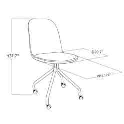 Rolling Kids' Desk Chair - Pillowfort™ -Mini Haven Shop GUEST c506529f 509a 4830 adac 351a76fbb9d6