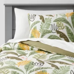Botanical Print Kids' Duvet Cover Green - Pillowfort™ -Mini Haven Shop GUEST dbc32c93 80be 480d 9ee9 3c7d63afb673