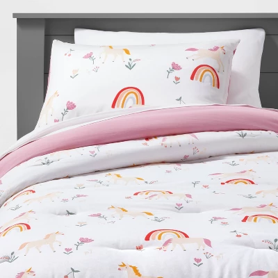 Unicorn Cotton Kids' Comforter Set - Pillowfort™ 7 Unicorn Cotton Kids' Comforter Set - Pillowfort™ - Image 7