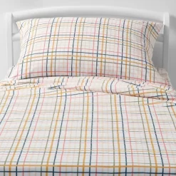 Plaid Print Cotton Kids' Sheet Set - Pillowfort™ -Mini Haven Shop GUEST dfc89128 ffe1 41dd b87e d8e45fac1447