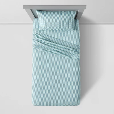 Cotton Kids' Sheet Checker - Pillowfort™ 2 Cotton Kids' Sheet Checker - Pillowfort™ - Image 2